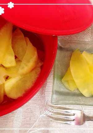 レンジで簡単！りんご煮-レシピのメイン写真