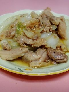 鶏と白菜のにんにく炒め-レシピのメイン写真