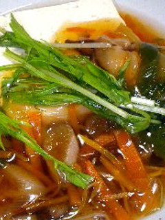 お豆腐の野菜あんかけ♪-レシピのメイン写真