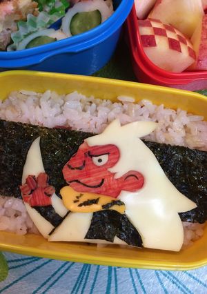 妖怪ウォッチ ☆ ぬえ ☆ キャラ弁-レシピのメイン写真