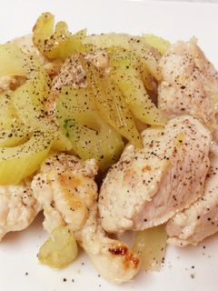 ♥塩レモンで♪鶏むね肉とセロリ炒め-レシピのメイン写真