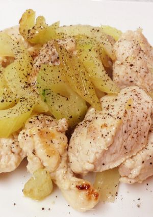 ♥塩レモンで♪鶏むね肉とセロリ炒め-レシピのメイン写真
