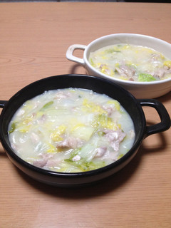 白菜と鶏肉のクリーム煮-レシピのメイン写真