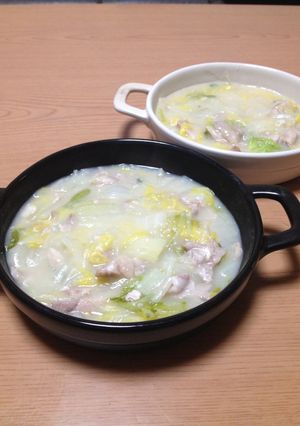白菜と鶏肉のクリーム煮-レシピのメイン写真