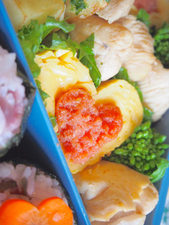 ♡ハート明太子卵焼き♡-レシピのメイン写真
