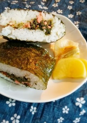 めんたいセロリおにぎらず！-レシピのメイン写真