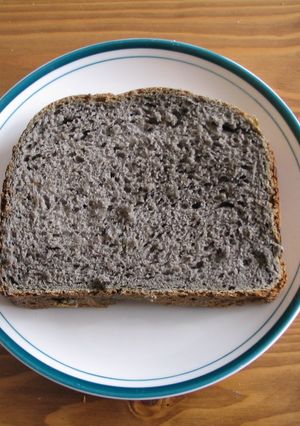 もっと黒ごま食パン（ＨＢ使用）-レシピのメイン写真