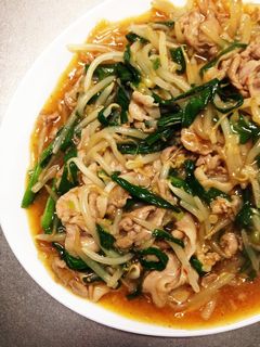 もやしとニラの麻婆炒め-レシピのメイン写真