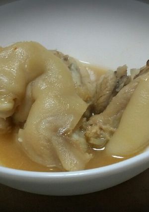 豚足の酢味噌煮-レシピのメイン写真