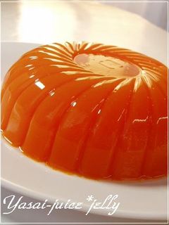 野菜ジュースdeぷるぷる寒天ゼリー-レシピのメイン写真