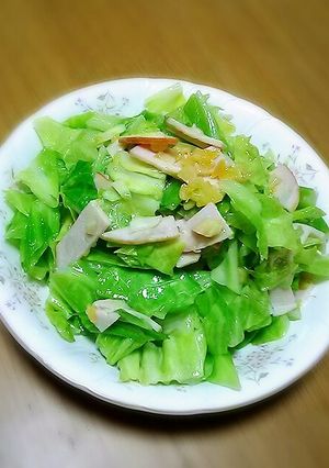 ★キャベツとハムの塩レモンサラダ★-レシピのメイン写真