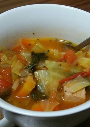 トマト缶なし★野菜たっぷりミネストローネ-レシピのメイン写真
