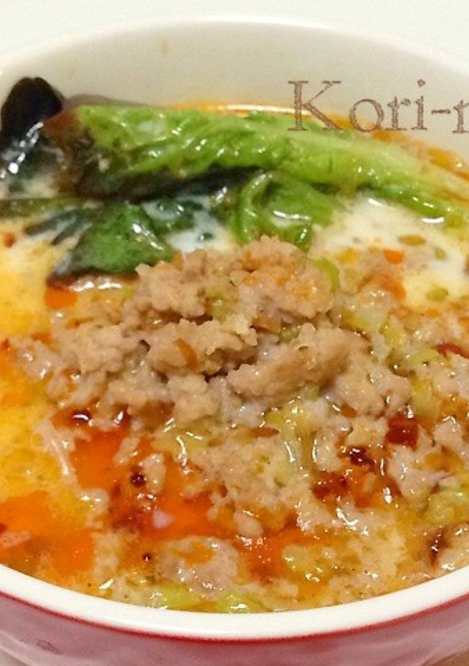 202kcal♡簡単おいしい豆乳担々麺♡-レシピのメイン写真