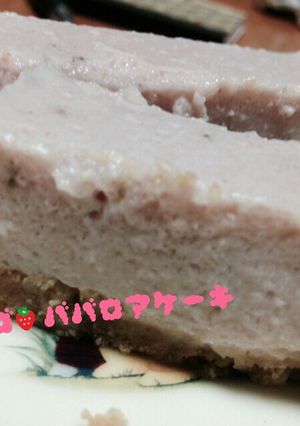 おいしい簡単!いちごのババロアケーキ-レシピのメイン写真