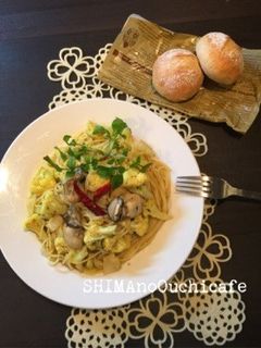 カリフラワーと牡蠣のペペロンチーノ-レシピのメイン写真
