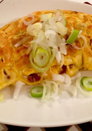 料理が苦手でも簡単！納豆オムレツ-レシピのメイン写真