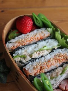お弁当に!おにぎらず♪-レシピのメイン写真