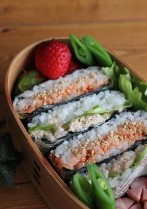 お弁当に！おにぎらず♪-レシピのメイン写真