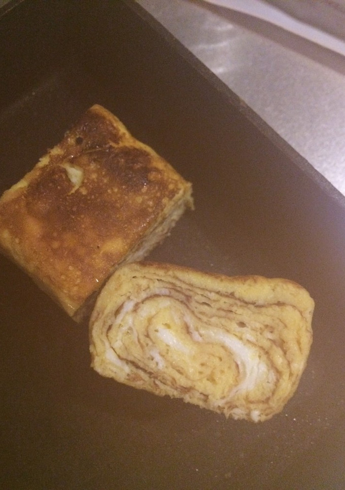 卵２つで分厚い玉子焼き-レシピのメイン写真
