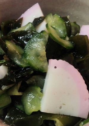 作り置き万能甘酢で♪ワカメと胡瓜の酢の物-レシピのメイン写真