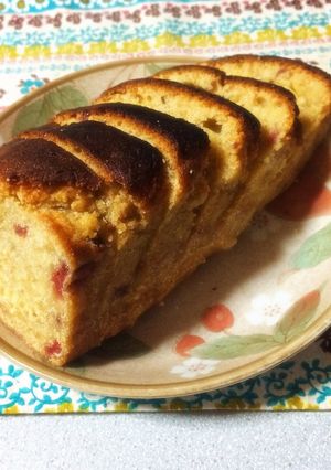 簡単！イチゴのパウンドケーキ-レシピのメイン写真