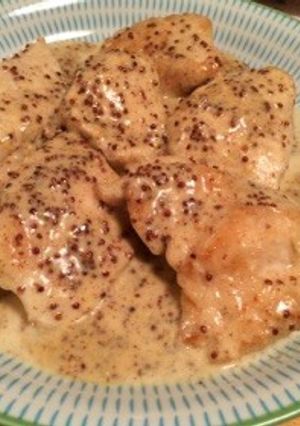 鶏ムネ肉のマスタードクリーム煮-レシピのメイン写真