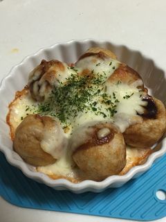 居酒屋風 簡単たこ焼きピザ-レシピのメイン写真