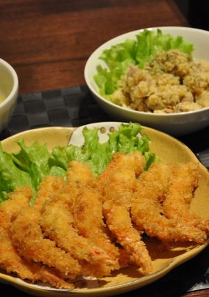 図解◉元洋食シェフの父に習ったエビフライ-レシピのメイン写真
