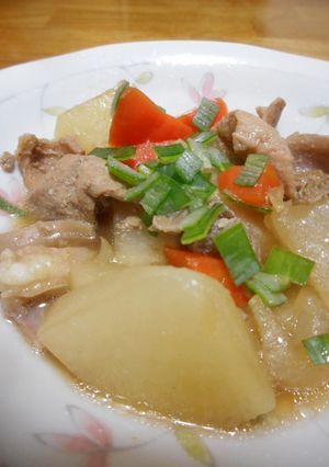 大根もつ煮-レシピのメイン写真