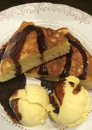 バナップルでパンケーキ-レシピのメイン写真