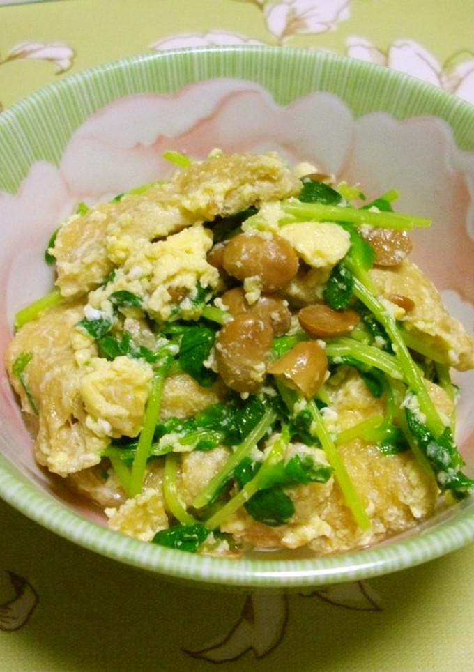 お揚げのマメ豆煮-レシピのメイン写真
