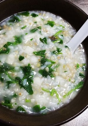 蕎麦の実香るお出汁のお粥-レシピのメイン写真