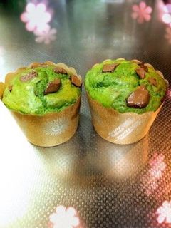濃厚抹茶マフィン-レシピのメイン写真