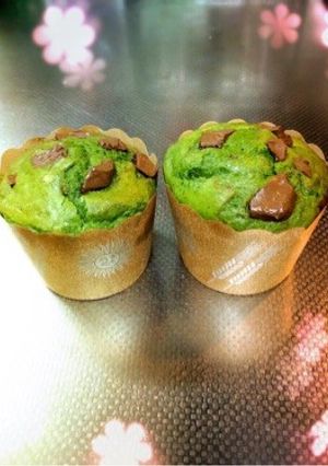 濃厚抹茶マフィン-レシピのメイン写真