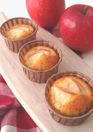 バター香る♡林檎と紅茶のマフィン-レシピのメイン写真