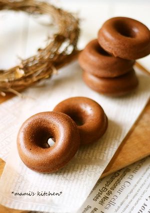 ☸しっとり焼きドーナツ＊チョコ☸-レシピのメイン写真
