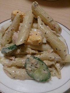 卵とツナとペンネのマヨネーズ和え-レシピのメイン写真