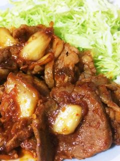韓国風お肉の炒め物♡豚キムチ-レシピのメイン写真
