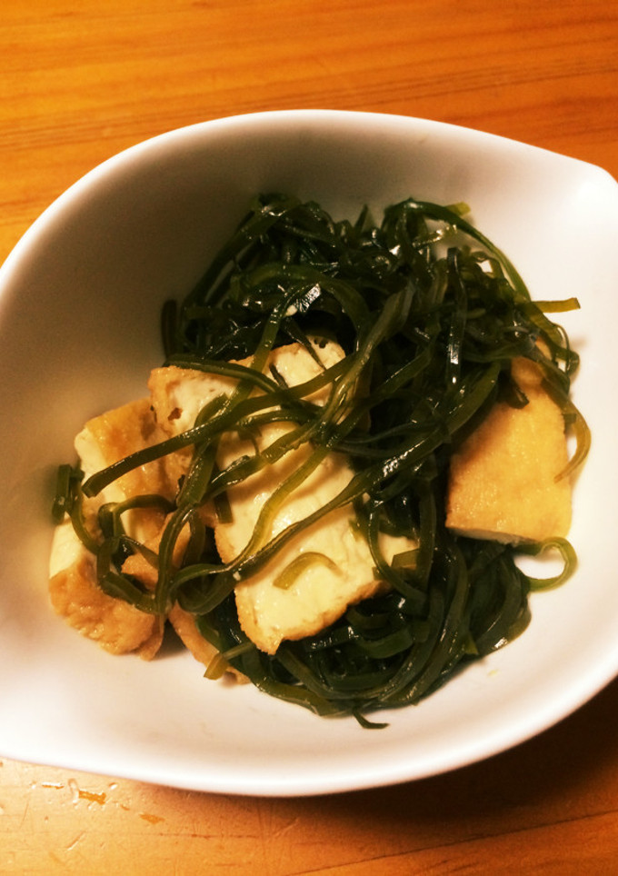 【作り方3つ】♡切り昆布と厚揚げの煮物-レシピのメイン写真