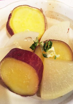 さつまいもと大根のほっこり煮物☆-レシピのメイン写真