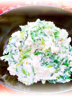 練りごまで作る美味しいほうれん草白和え☆-レシピのメイン写真