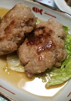 ヘルシーおからハンバーグ☆テリマヨソース-レシピのメイン写真