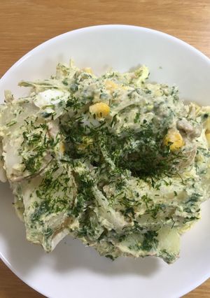 お鍋一つで簡単☆青海苔ポテトサラダ-レシピのメイン写真
