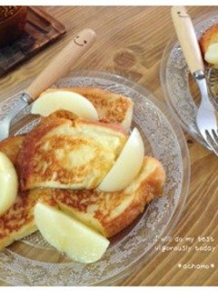 さわやか♪ピーチフレンチトースト-レシピのメイン写真