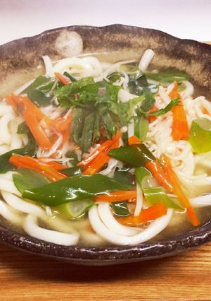 簡単ランチに♡野菜の生姜あんかけうどん-レシピのメイン写真