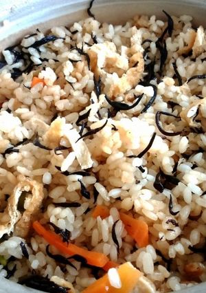 麺つゆでひじきご飯-レシピのメイン写真
