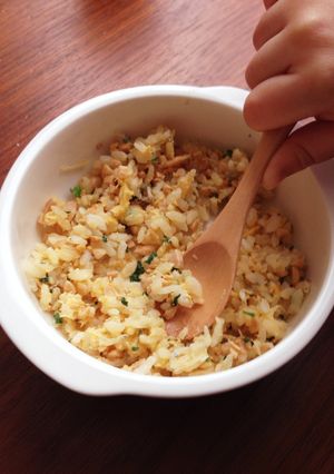 1歳児の納豆チャーハン-レシピのメイン写真