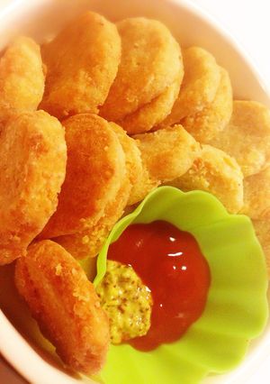 ヘルシー簡単☆丸めないチキンナゲット-レシピのメイン写真