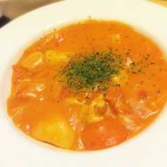 รูปของ 鶏肉と冬野菜のトマトクリームシチュー