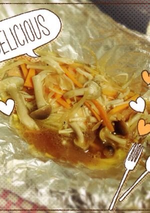 フライパンでてきちゃう 鮭のホイル焼き-レシピのメイン写真